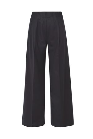 Wide-leg trousers in blue wool twill SEMI COUTURE | Y5WI36K921